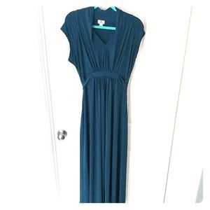 GORGEOUS deep teal Worthington maxi formal dress